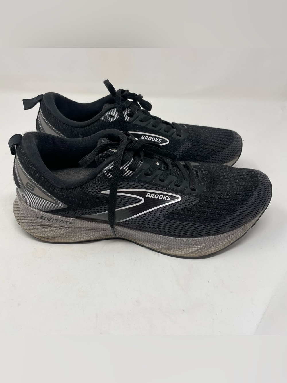 Brooks Black and Gray Levitate Women's Athletic Running Shoes